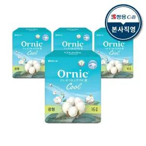 [NS홈쇼핑]오닉 유기농 순면커버 쿨 생리대 중형 16p 4팩[36022852]