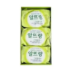욕실비누 알뜨랑 비누 그린올리브 3입