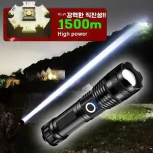 휴대용 충전식 손전등 LED 랜턴 야외 후레쉬 D15A