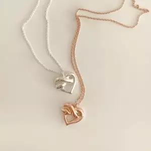 커플목걸이 925 Silver 36 Pretzel necklace A