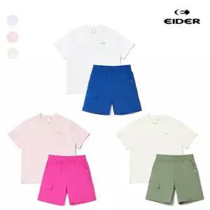 [아이더]택가 99 000원 키즈 버디 반팔티 반바지 상하의 세트 1팩 티바지 세트