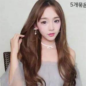 고열사 웨이브 스타일 반가발 롱반 헤어 반가발 5개