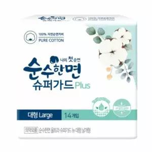 [순수한면] 슈퍼가드플러스 대형 14px6팩