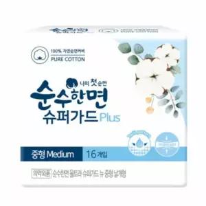 [순수한면] 슈퍼가드플러스 중형 16px3팩