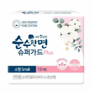 [순수한면] 슈퍼가드플러스 소형 18px6팩