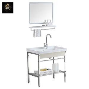 씽크대 손빨래 싱크 01 60cm세면대 브라켓 애벌빨래 70cm 개수대 하부장 카페