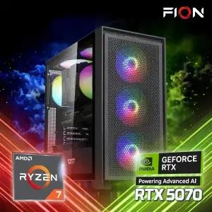 파이온PC 라이젠7 9800X3D RTX5070_12GB 32G 삼성990 2T 조립PC 게이밍 컴퓨터 AMD 조립식 데스크탑 본체