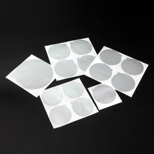 100PCS 자기 접착 알루미늄 에스프레소 뚜껑 호일 씰 스티커 다른 커피 필터/차 캔/케이크 컵/요구르트 컵