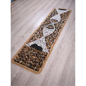 돌카펫 맨발지압 지압매트 매트 A 50x150cm 산책로 운동 조약돌 집에서