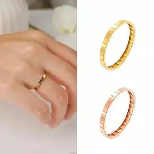 골드앤 14K 어반블록엣지 반지 [2mm]