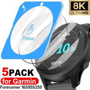 Garmin Forerunner 용 강화 유리 165 955 255 SmartWatch 화면 보호기 설치가 용이함 긁힘 방지 보호 필름