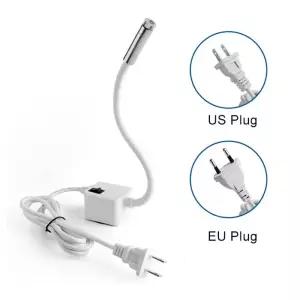 유선작업등 EUUS 콘센트 AC220V 적외선 레이저 절단 작업 램프 위치 조명 자석 재봉틀 도트라인크로스