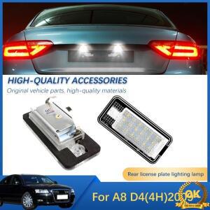 2개 LED 번호판등 자동차 아우디 A8 D4 2009-2024 액세서리