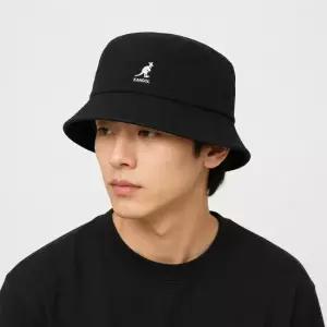 캉골 K4224HT BLACK 워시드 버킷햇