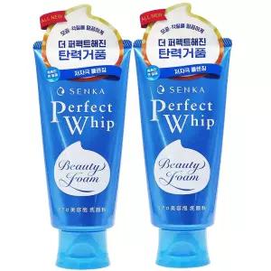 센카 퍼펙트 휩 페이셜 워시A 120g x2개 국민클렌징폼 국민세안제