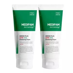 [메디팜] 아크네 시카 클렌징폼 220ml x 2개 여드름성 피부 완화 기능성 문제성 피부케어
