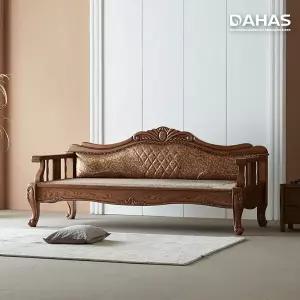 장수돌침대 다하스 1208-1P 필렉스 황토볼 애쉬목 흙소파