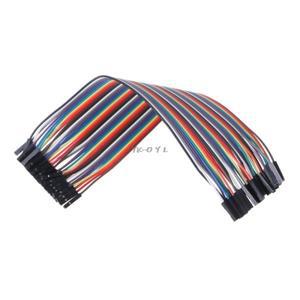 40pcs 케이블 M-F/M-M/F-F 점퍼 브레드 보드 와이어  GPIO 리본 DIY 키트
