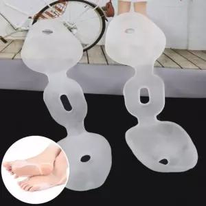 편안한 실리콘 발가락 분리 밴드 발관리 쿠션 케어 패드 보호 커버 새끼발가락 보호대 J7