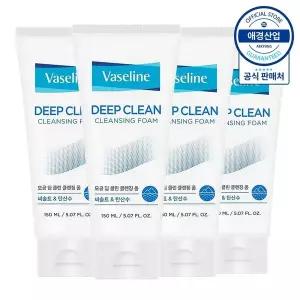[애경] 바세린 딥클린 클렌징폼 150ml x4개[36029579]