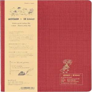 kleid 8960 MOOMIN x 노트북 008 인치 2 mm 그리드 Red/Little Me B6