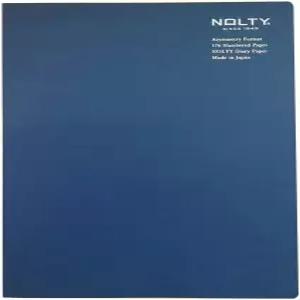 노리츠 NOLTY NTBNT07 A5 노트북 비대칭 60mm 지배 점선 격자 네이비