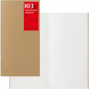 디자인필 미도리 여행자 노트북 리필 블랭크 2팩 레귤러 사이즈 4247006
