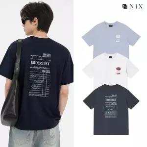 [NIX]유니) 20S싱글 - ORDER 그래픽 티셔츠(FNRMCTR783P)