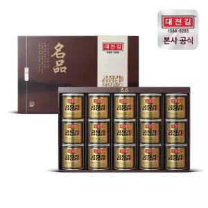 대천김 명품 곱창김 캔김 선물세트30g × 15캔