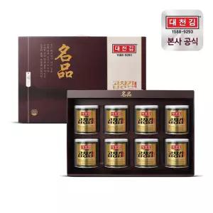 대천김 명품 곱창김 캔김 선물세트 30g × 8캔