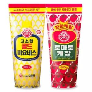 오뚜기 오뚜기 토마토 케찹 800g + 골드 마요네즈 800g
