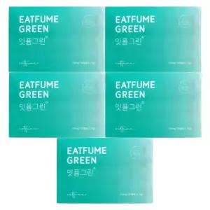 잇퓸 입냄새 구강 청결제 세정제 구취 제거제 먹는 가글 캡슐 그린 130mg x 24캡슐 5개 / 써클