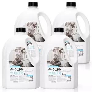 순수크린 액체세제 2.5L X 4개 액체세탁세제