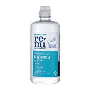 바슈룸 리뉴 센서티브 355ml 1개 렌즈 세정액 보존액 식염수