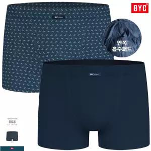 BYC흡수패드내장요실금드로즈남팬티2매입 MNF1079