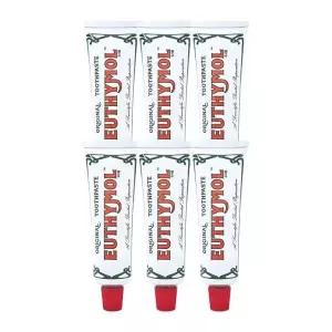 [ EUTHYMOL ] 유시몰 오리지널 핑크 치약 대용량 120g 6개