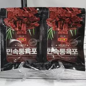 [머거본] 대용량 민속통육포, 200g X 10개