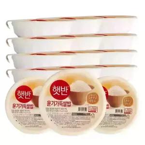CJ제일제당 햇반 윤기가득 쌀밥 210g 36개