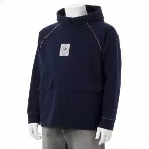 [CP컴퍼니]CP COMPANY Indigo Fleece Logo Hooded Sweatshirt 18CMSS185A 110055W D08 인디고 플리스 로고