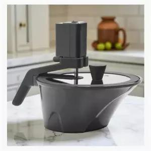 삼겹살 자동구이 냄비 자동 볶음 조리 회전 통돌이팬 세라믹 36.7cm