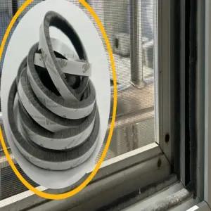 샷시틈새막이 9MM X 5M 샷시모헤어 우풍차단 방충망모헤어 창문바람막이