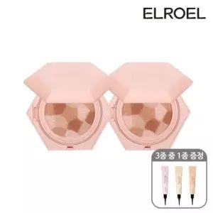 엘로엘 블렌딩 콤팩트 빅 쿠션 25g 핑크 본품 2개+컨실러 1종 증정
