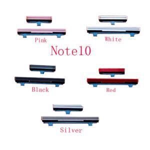 전원 켜기 끄기 볼륨 버튼 포함, 삼성 갤럭시 노트 10 N970F N970DS N970 플러스 N975 N9750 하우징 사이드 키, 1 세트