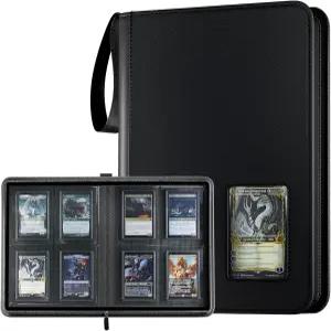 ProCase 4 포켓 탑 로더 바인더 3 x4 144장의 카드를 보관하고 포켓몬 트레이딩 스포츠 컬렉션 TCG MTG