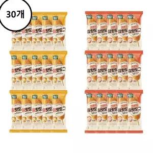 올반 핫도그 찰핫도그15봉+크런치핫도그15봉 총 30봉