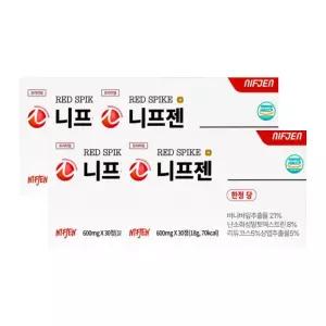 니프젠 스파이크 프리미엄 600mg 4개