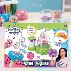 닥터스퀴시 메이커 DIY 장난감 세트 창의력 슬라임 만들기 파우더