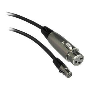슈어 WA310 4피트 마이크 어댑터 케이블, 4핀 미니 커넥터(TA4F)와 XLR(F) 커넥터 연결