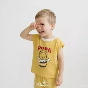 [디즈니베이비](신세계 사우스시티)[26년 여름신상]곰돌이푸썸씽상하(YELLOW)_79T323005