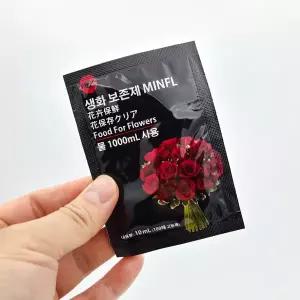 꽃 절화 수명 연장제 민플 10ml 소용량/생화 보존 영양제 꽃보존제 MINFL